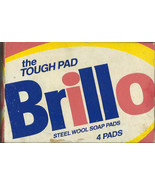 Vintage 90s Box of 4 Brillo Steel Wool Soap Pads Dial Corporation - $61.22