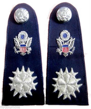 New Us Air Force Six Star Chief Commodore Cp Made High Quality Shoulder Boards - £90.46 GBP