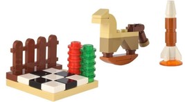 NEW Lego City Checker Board with Toy Horse &amp; Rocket Mini-Sets - £7.55 GBP