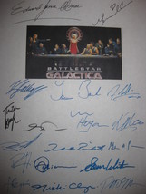 Battlestar Galactica Signed Pilot TV Script Screenplay X18 Autographs Ed... - £13.31 GBP