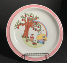 Denby China childs plate Apple mouse mushroom house - $19.19