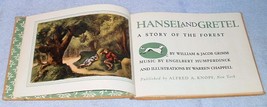 Hansel and Gretel 1944 Color Illustrated Grimm Bros Engelbert Humperdinck - £6.21 GBP