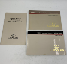 1999 Lexus ES300 Owners Manual Set OEM B02B43027 - £21.31 GBP