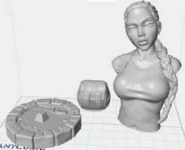 Lara Croft - 4 Inches/10 cm - 3d Printed - Painted - Top Cow Comics - $113.70