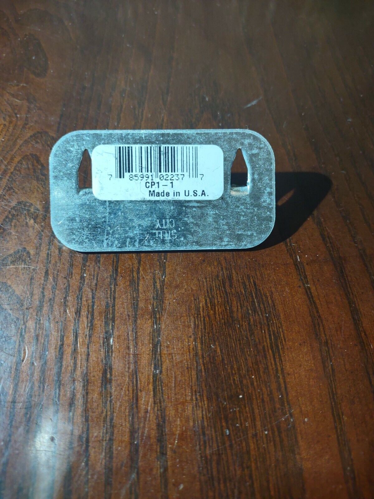 Steel City CP1-1 Galvanized Steel Silver Cable Protector Plate 1-1/2 L in. - $5.82