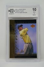 2001 Upper Deck Tiger&#39;s Tales #TT16 Tiger Woods Rookie Bccg 10 Mint Or Better - £74.72 GBP