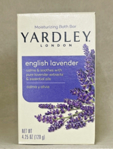 Yardley Bath Bar Soap 4.25 Oz, 1-bar Eng Li Sh Lavender - £5.52 GBP