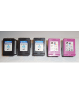 5 EMPTY HP &amp; Dataproducts HP 61 61XL BLACK &amp; TRI-COLOR INK CARTRIDGES - £11.67 GBP