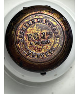 FCJne Patented Travel Inkwell Encrier De Voyage Breveté French Porcelain... - £55.09 GBP