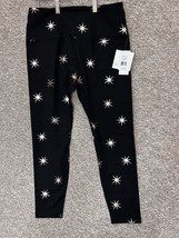 Beyond Yoga Black Rose Gold Stars High Waisted Midi Leggings Size XL - £47.09 GBP