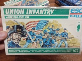 Esci 1/72 HO:OO Soldiers Boxed Union Infantry Full Set on Sprue Brand New Sealed - £7.43 GBP