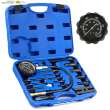 18Pc Compression Tester Kit for Diesel Engines, Adjustable Diesel Pressu... - $102.72