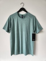Nwt Lululemon TIDT/WLDM Teal Green Metal Vent Tech Ss 2.0 Top Shirt Men&#39;s Xxl - £61.01 GBP