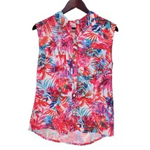 REEL LEGENDS Womens Shirt Mariner Sleeveless Button Top Outdoor Boating ... - £18.26 GBP