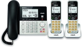 Vtech Vg208-2 Dect 6.0 2-Handset Corded/Cordless Phone For Home, Power - £63.73 GBP