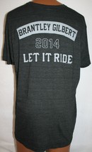 Brantley Gilbert 2014 Let It Ride Concert Tour Staff Only T-SHIRT 2XL Country - £23.80 GBP