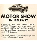 1954 Harry Ferguson Motor Show Belfast Ireland Advertisement Automobilia... - €17,05 EUR