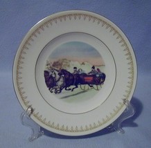 Danbury Mint The Sleigh Race Collector Plate Currier &amp; Ives Copenhagen - $12.99