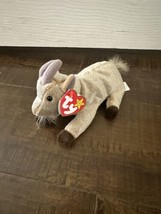 Ty Beanie Baby Goatee The Goat 6 inch Plush Stuffed Animal Toy - £6.87 GBP