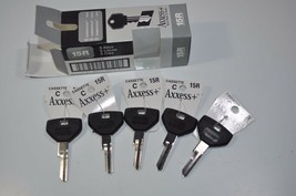 Lot of 5 Hillman Axxess + Rubberhead Chrysler Dodge Key Blanks Model# 15R 89211 - $12.86