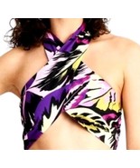 Future Collective x Alani Noelle SIZE LARGE Botanical Wrap Neck Halter T... - $19.16 CAD