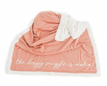 Rosewood Throw Blanket Pink Soft Doggy Snuggle Is Real - £56.29 GBP