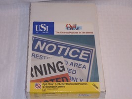 USI Opti Clear Laminating Pouches 70ct 6x9 1/2 Letter horizontal 5 mil g... - $34.27 CAD