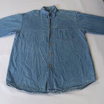 OXER RN#98891 Men's Cotton Long Sleeve Button-Down Denim Skirt Size Medium image 12