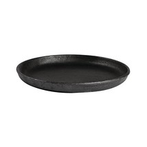 Olympia Round Cast Iron Sizzle Platter 220mm Serving Catering Tray Commercial  - £34.55 GBP