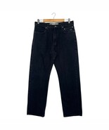 Harley Davidson Jeans Mens 34x30 Black Straight Leg Denim Motorcycle Bik... - $33.33 CAD