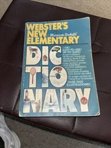 Vintage Webster&#39;s New Elementary Dictionary - Merriam Webster 1970s - £4.35 GBP
