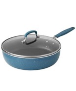 Pioneer Woman 3.5 Qt. Sauté Pan w/Lid ~ KEEPSAKE BLUE SPECKLE ~ Enamel-A... - $61.35 CAD