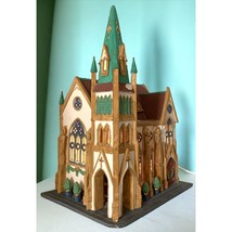 Dept 56 Christmas In The City Village All Saints Corner Church Lighted #55425 - £32.03 GBP