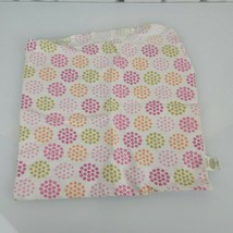 Circo Pink Orange Green White Circles Polka Dot Spot Cotton Flannel Blanket Baby - £27.68 GBP