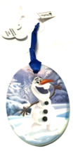 Disney Frozen Olaf In Winter &amp; Summer Porcelain Ornament NEW - £11.44 GBP