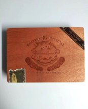 Jaime Garcia Robusto Empty Wood Cigar Box for Crafting, Wedding Decor, H... - £11.28 GBP