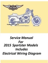 2015 Harley Davidson Sportster Models Service Manual - $25.95