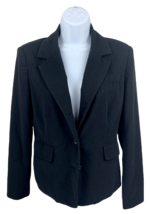 Women&#39;s Black Office Suit Button up Durable Blazer Jacket w/ Pockets Siz... - £19.92 GBP