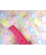 Precious Moments Fabric Girl in Bonnet with Butterfly Pastels 45&quot; X 2 yards - £18.76 GBP