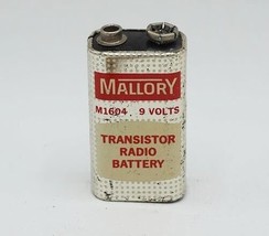 Mallory 9V Batería Coleccionable Usado No Laboral - £26.54 GBP