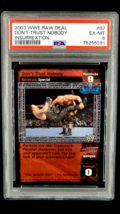 2003 WWF Raw Deal Insurrextion Stone Cold Steve Austin PSA 6 POP 1 *None Higher* - £20.35 GBP