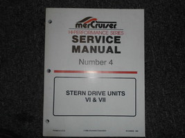 1996 Mercruiser #4 Haute Performance Séries Stern Drive Unités VI VII Se... - £29.90 GBP