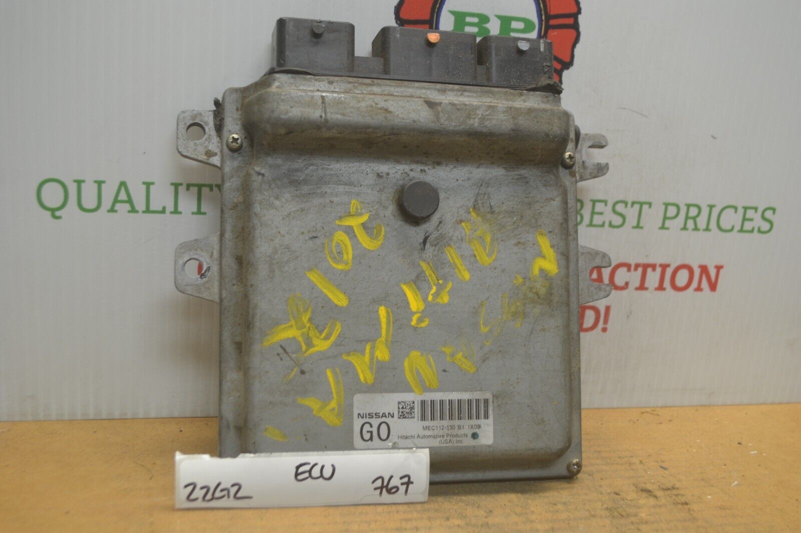 2011-13 Nissan Altima 2.5L  Engine Control Unit ECU MEC112130B1 Module 7... - $7.99