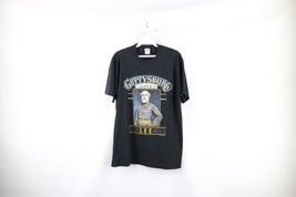 Vintage 90s Mens Large Spell Out Gettysburg General Robert E Lee T-Shirt USA - £38.84 GBP