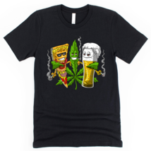 Hippie Stoner Weed Pizza Beer Cannabis Unisex T-Shirt - £22.12 GBP