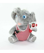 Vintage 1993 Coca Cola Plush Elephant Holding Coke Bottle 13&quot; Plush New ... - $20.97