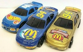 3 Hot Wheels McDonald&#39;s Stock Car NASCAR Die Cast Racing Vehicles - £3.95 GBP