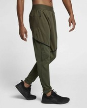 $120 Nike Dri-Fit Training Pants Olive/Black 927360-395 Mens L/large NWT - £52.07 GBP