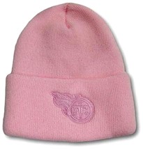 Tennessee Titans NFL Team Apparel Pink Tonal Knit Hat Cap Women&#39;s Winter Beanie - £10.38 GBP