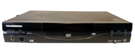 Philips Magnavox DVD Player DVD850AT + AV Cord No Remote 17&quot; X 12&quot; inches CD - £13.94 GBP